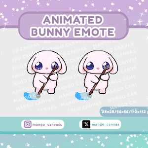 Animated Bunny Emote-Clean Emote