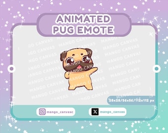 Emote animé carlin - Emote de danse