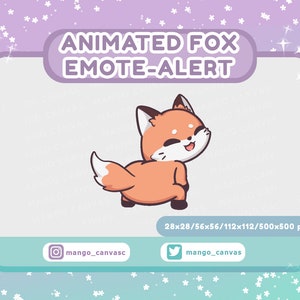 Animierter Fuchs Alarm-Twerk Alarm