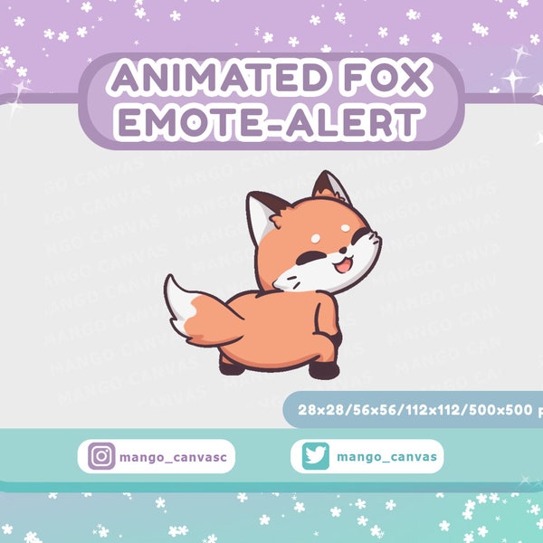 Animated Fox Alert-Twerk alert