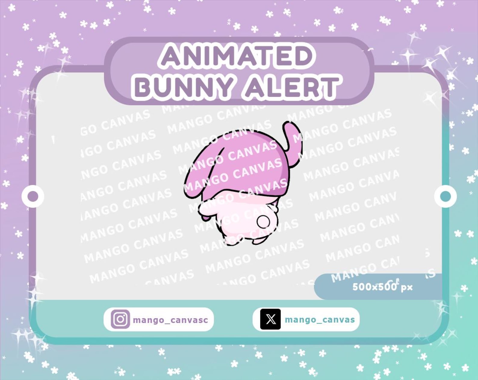 Animated Bunny Alert- Shake Alert - Etsy