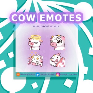 Twitch Emotes-Pink Kuh Emotes
