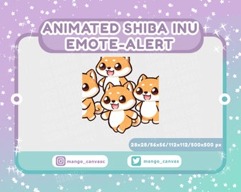 Alerta de gesto animado de Shiba Inu/Alerta de gesto de incursión