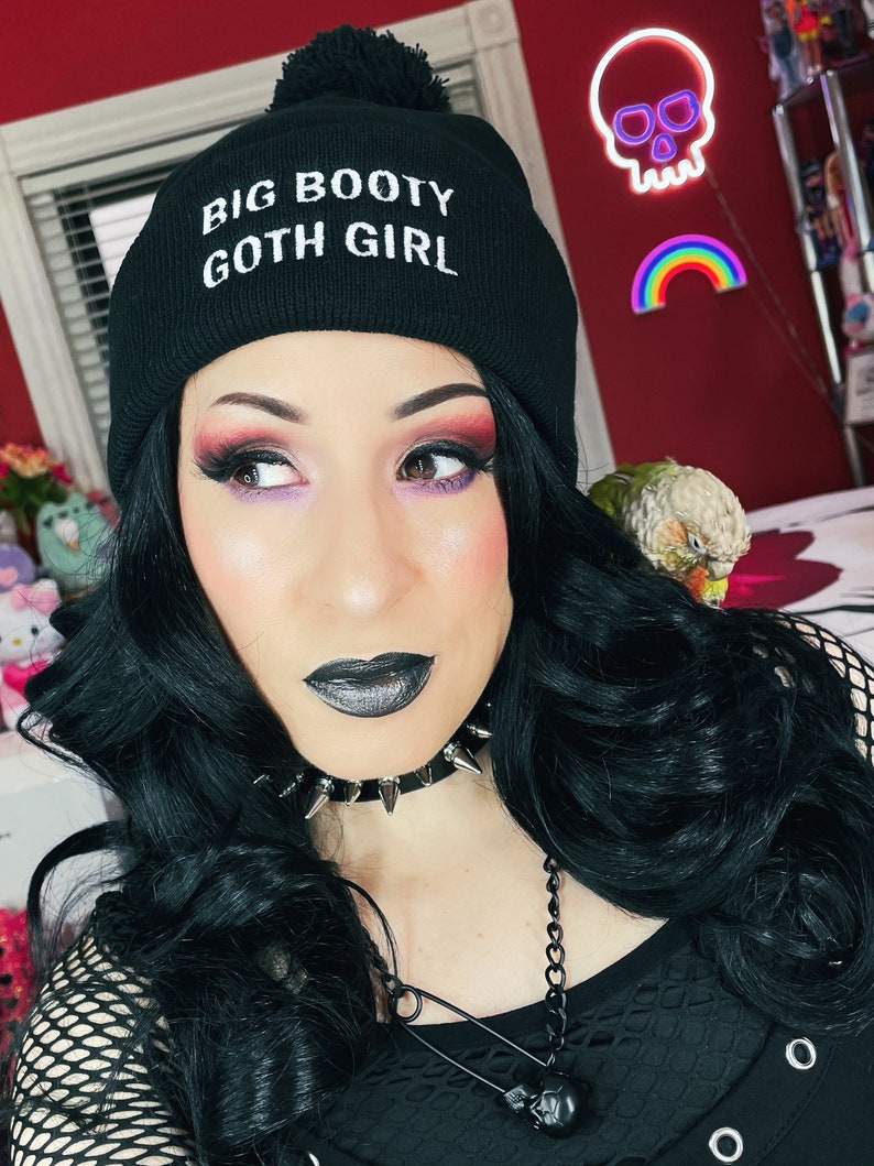 Goth girl big ass