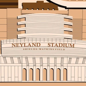 Neyland Stadium - Home of the Tennessee Volunteers - Layered Wooden ...