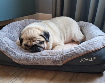 Large Memory Foam Dog Bed, Orthopedic Dog Bed Sofa With