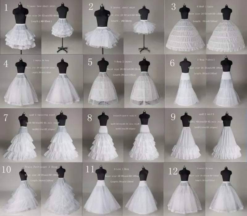 Bridal Hoop/Hoopless Wedding Petticoat Crinoline Skirt Prom Underskirt Dress  UK | eBay