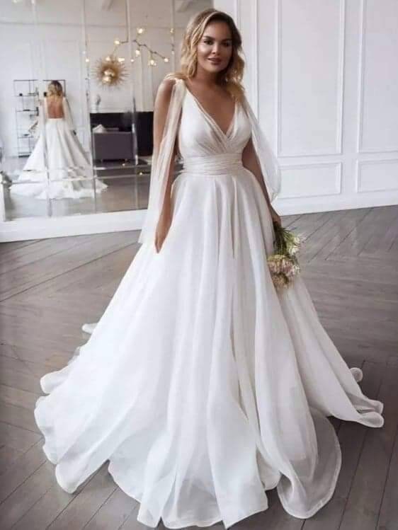 A Line Organza Dress - Etsy
