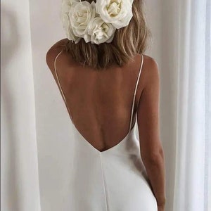 Beaded Lace Wedding Dress, Plus Size Dress, Custom Made, Luxurious