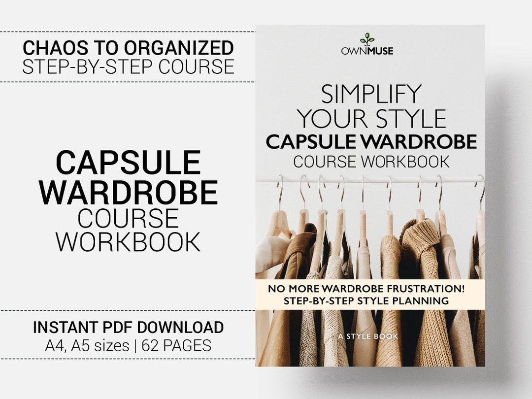 Simplify Your Style - Capsule Wardrobe Course Workbook - Closet ...