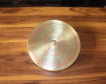 Brass Masala Dabba Spice Box: Vintage Indian Kitchen Storage