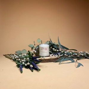 Cashmere Plum Scented Candle | 8 oz Glass Candle | 100% Soy Candle | All Natural and Non-toxic | Phthalate  Free | Candle Gift Idea