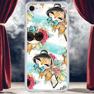 Oh So Chic Cat iPhone Case, Breakfast at Tiffany&#39;s iPhone Case, Cute iPhone Case, Cellphone Case, Cat iPhone Case, Audrey Hepburn Fan