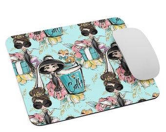 Audrey Hepburn Mouse pad, Holly go Lightly Mouse Pad, Cat Mouse Pad
