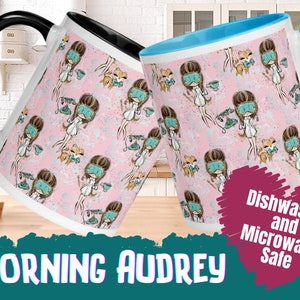 Audrey Hepburn Mug, Holly Golightly Coffee Mug, Audrey Hepburn Fan Gift, Gift For Her, Breakfast at Tiffanys, Unique Mug, Coffee Lovers Gift