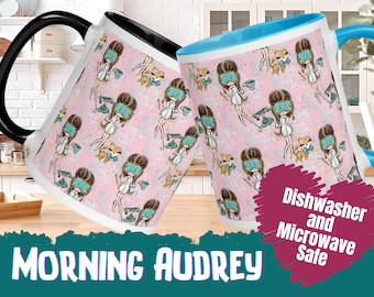 Audrey Hepburn Mug, Holly Golightly Coffee Mug, Audrey Hepburn Fan Gift, Gift For Her, Breakfast at Tiffanys, Unique Mug, Coffee Lovers Gift