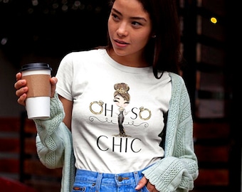Oh zo chique T-shirt, chique T-shirt, Audrey Hepburn fan, schattig T-shirt, trendy T-shirt, Engagement T-shirt, Bride To Be T-shirt