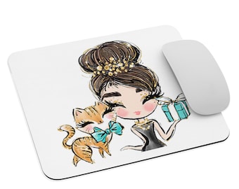 Audrey Hepburn Mouse Pad