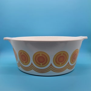Vintage Pyroflam/Pyrosil Electro Round Casserole Dish Made in Netherlands PC4B - 1970s