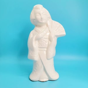 Vintage Benihana Geisha Tiki Ceramic Japanese  Planter 1960s