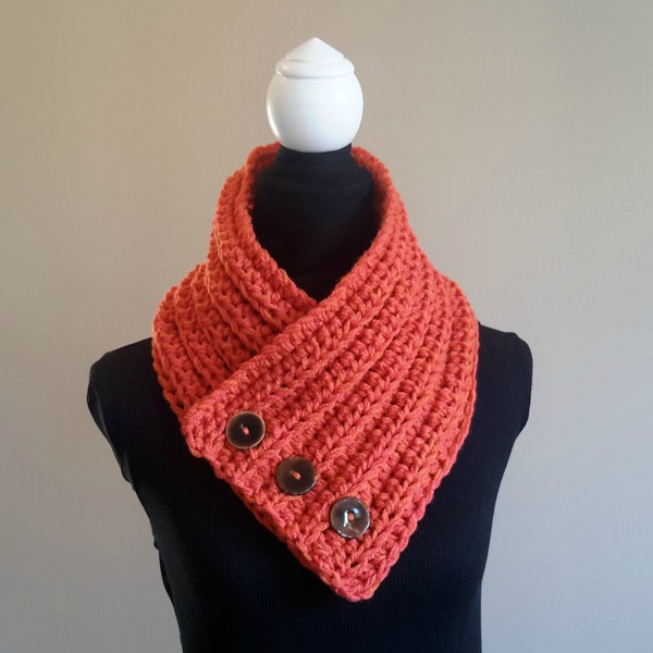 Crochet easy cowl pattern  PDF // It's Fall Y'all // Bonus video tutorial // Digital download // Crochet with Clare