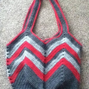 Crochet bag pattern // Granny square market bag // Crochet pattern PDF // bonus video tutorial // digital download image 3