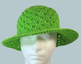 Crochet Bucket Hat Pattern PDF with Video Tutorial