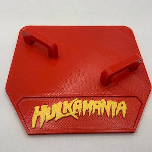 LJN WWF Hulkamania Stand - Hulk Hogan