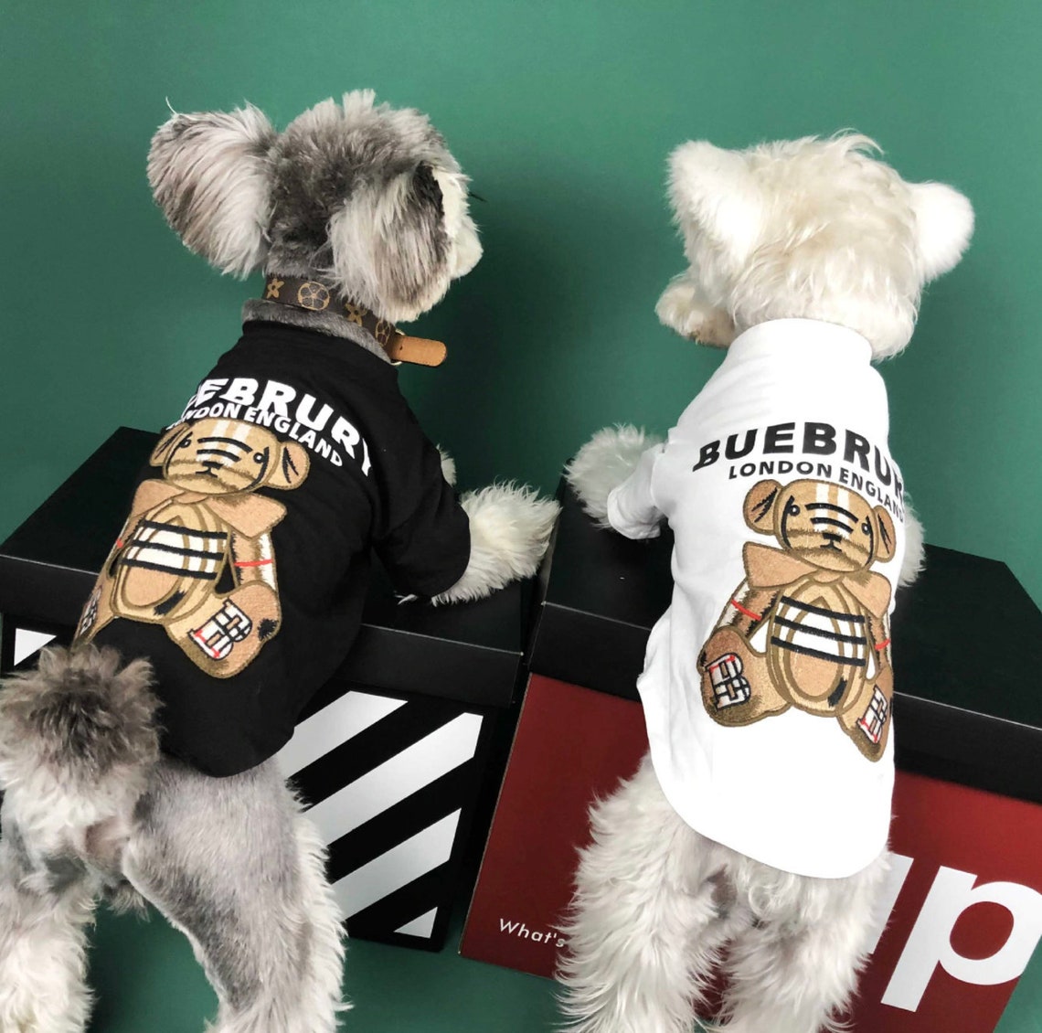 Burberry Dog Edition Summer Thin Cute Clothes Pet Dog Jacket Etsy