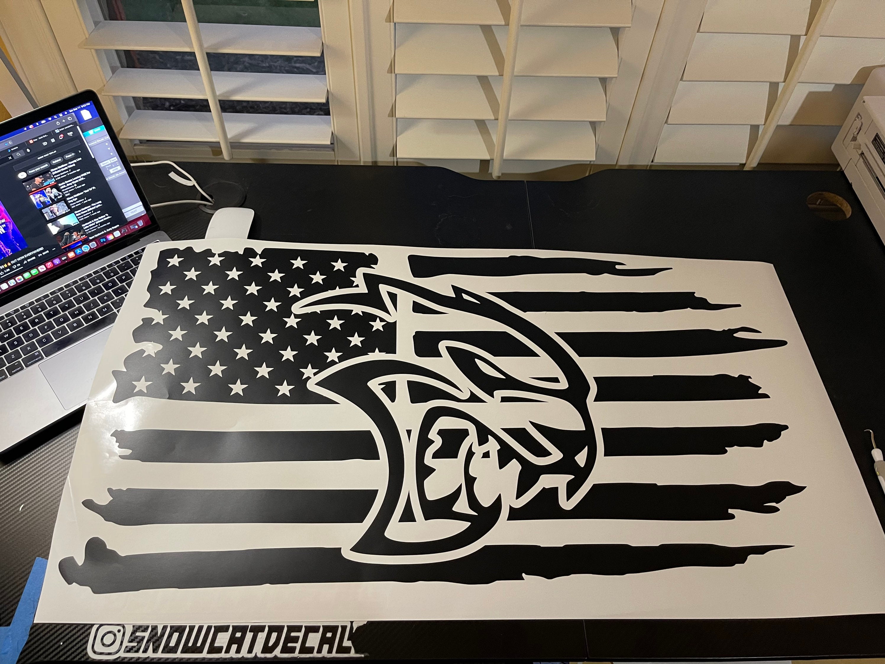 Hellcat Sunroof Decal Etsy