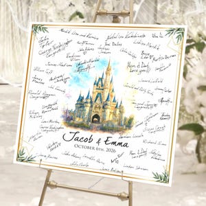 Wedding Guest Book Alternative Watercolor Venue Painting Custom Watercolor Wedding Venue Portrait Guest Book Modern Venue Illustration