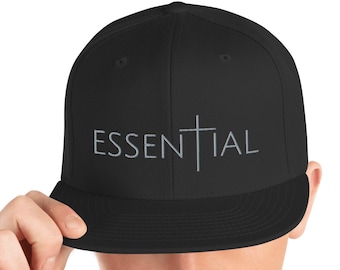 Unverzichtbare Snapback Mütze, Kreuzmütze, christliche Mütze, ESSENTIAL, christliche Mützen, Geschenk für Ihn