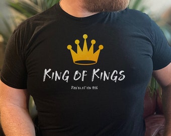 King of Kings T-shirt, Christian Clothing, Jesus Clothing, King, King Of Kings, Jesus is King, Short-Sleeve Unisex T-Shirt