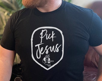 Wählen Sie Jesus T-shirt, christliche Kleidung, Jesus Kleidung, Wählen Sie Jesus, Pick, Jesus, Kurzarm Unisex T-Shirt