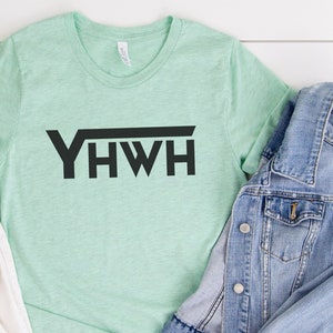 YHWH Unisex T-Shirt, Witty Christian Shirt, Cool Christian Shirt, YHWH shirt, Christian Clothing, Christian Apparel