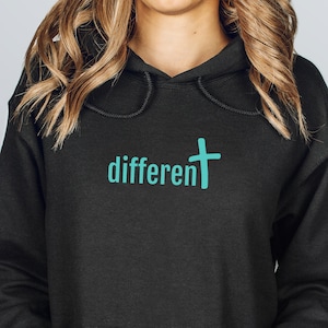 different Christian Unisex Hoodie, different, chosen, Christian Hoodie, Christian clothing, Jesus Hoodie, Faith hoodie