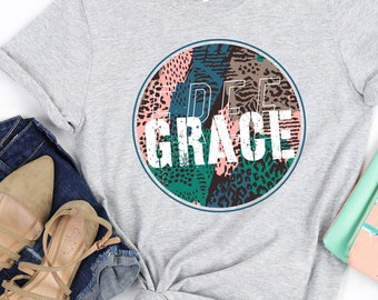 Gratis Grace Shirt, Christelijke Shirts, Religieuze T-shirt, Grace Shirts, Christelijke Kleding, Christelijk Shirt, Jesus Gift Tee