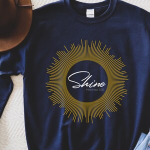 Shine Sweatshirt, Shine, Let It Shine, Matthew, Shine Sweater, Be The Light, Christian Gift, Bible Verse Sweater