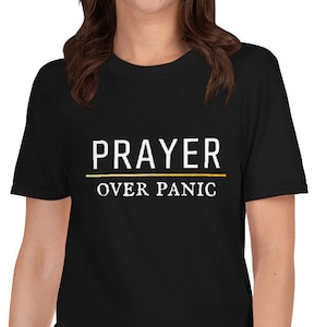 Prayer Over Panic Shirt, Prayer, Faith shirt, Christian Shirt, Pray, Christian Shirt, Jesus Shirt, Bible