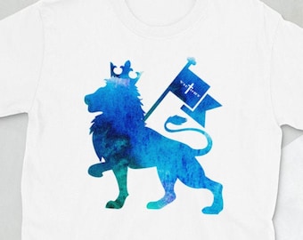 Lion Of Judah Short-Sleeve Unisex T-Shirt, Lion Shirt, Lion Of Judah, Lion Of Judah Shirt, Victory, Christian Shirt, Revelation