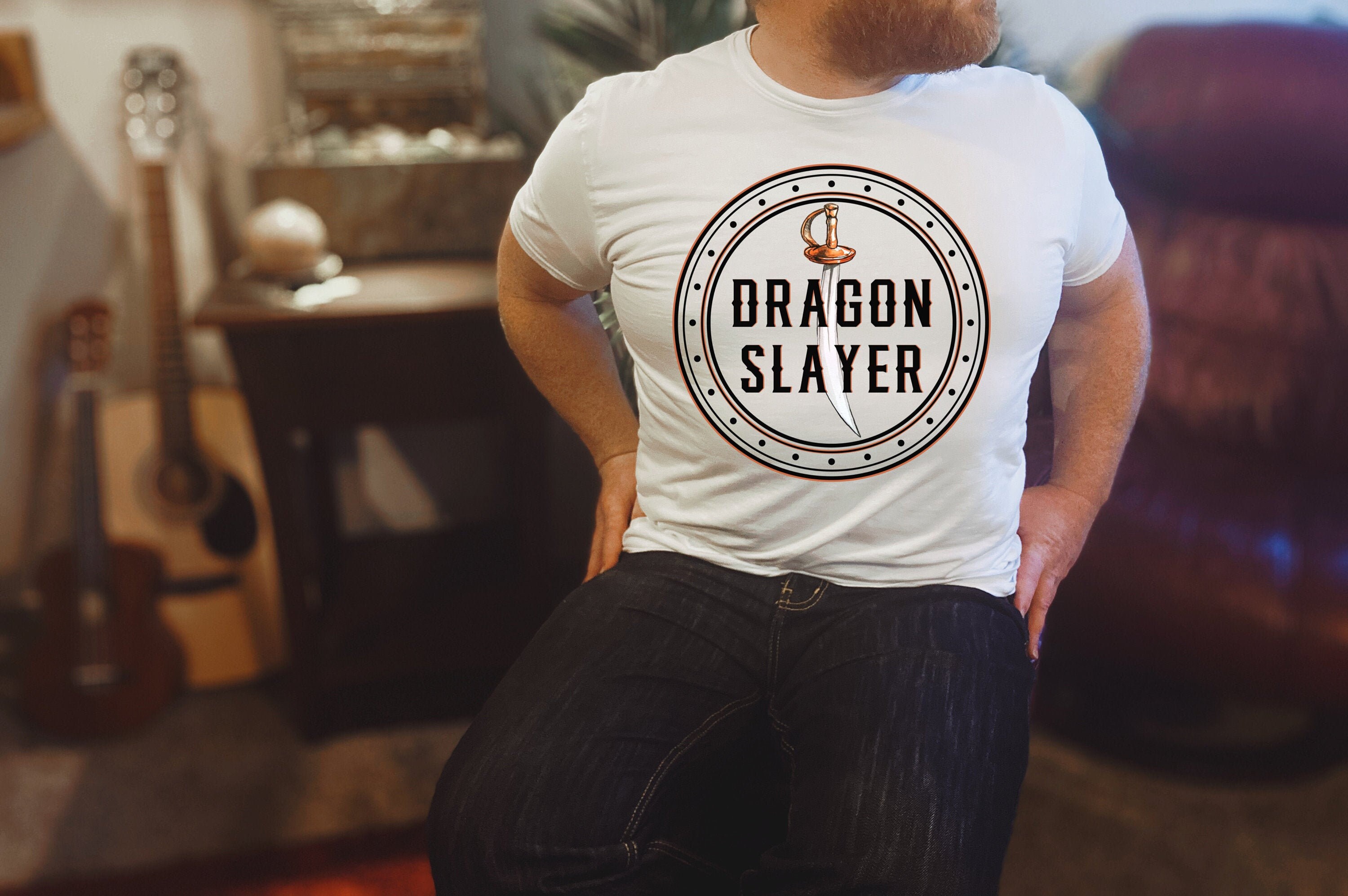 Dragon Slayer T-shirt, Dragon Slayer Tee, Christian Shirts