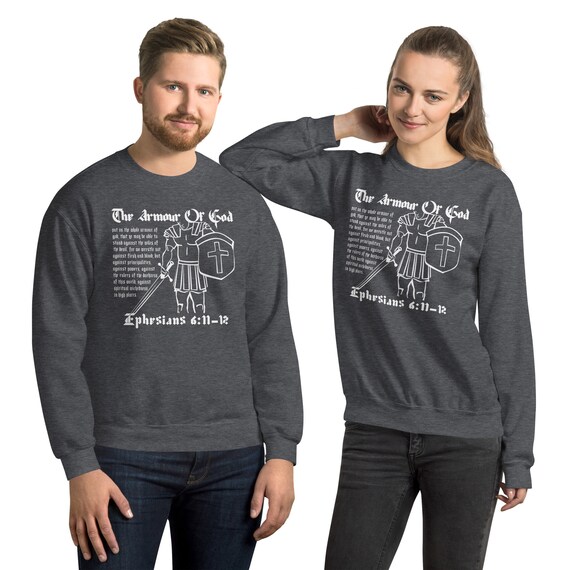 Armor of God Christian Men Sweatshirt Armor of God Christian Men Sweatshirt
