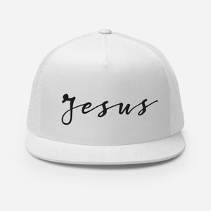 Chapeau de camionneur de Jésus, chapeau de Jésus, chapeau de camionneur de Jésus, chapeau propre, chapeau chrétien