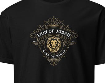 Lion of Judah Short-Sleeve Unisex T-Shirt, Revelation 5, King Of Kings