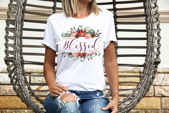 Blessed T Shirt Christian Retro Clothing Blessed T Shirt Christian Retro Clothing