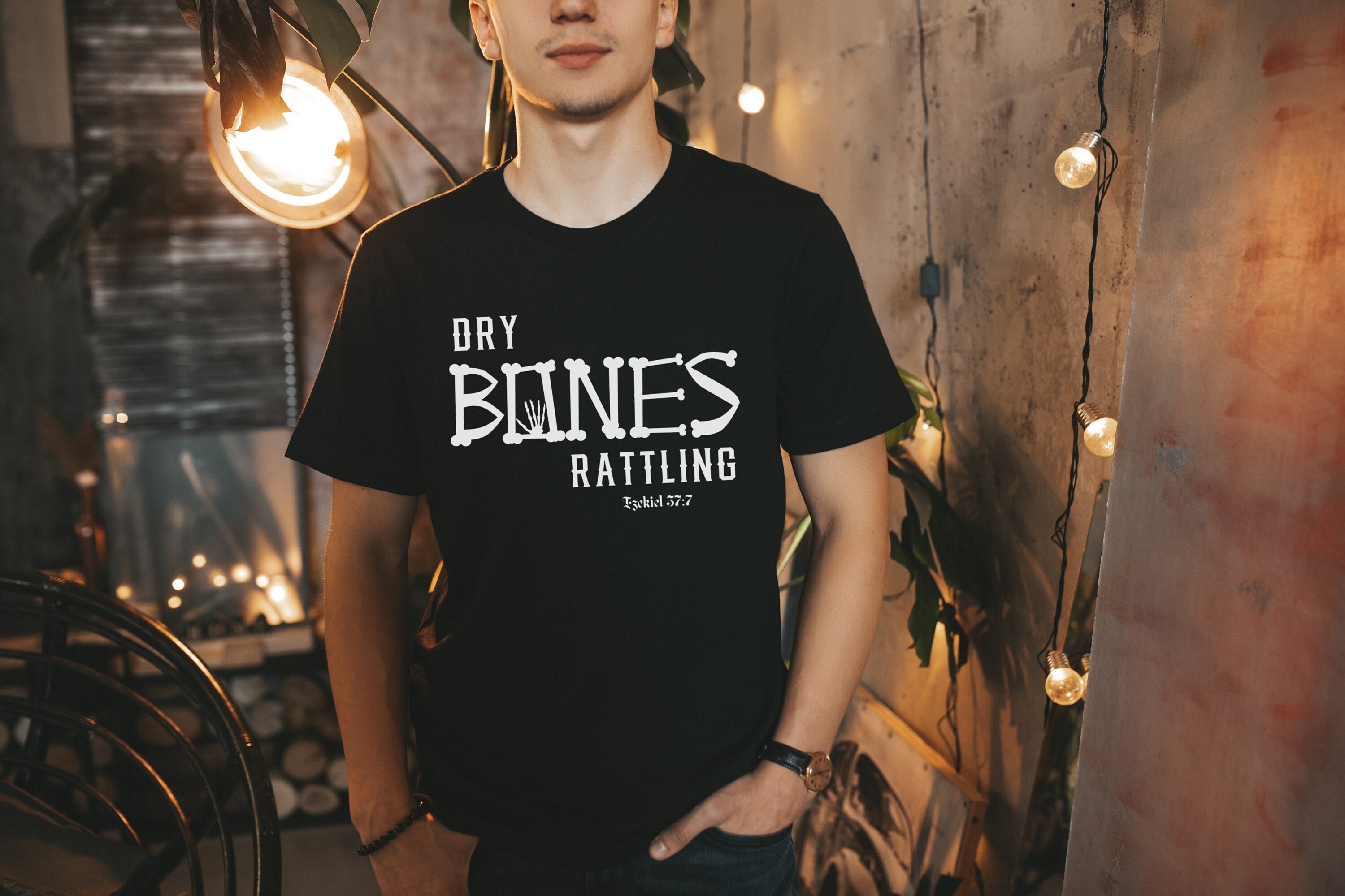 Dry Bones Rattling Shirt Rattle Ezekiel 37 Bible Verse Etsy