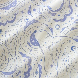 Polar Bear Bandana Schal (gebrochenes Weiß) 22 &quot;x 22 &quot;: Weicher Baumwollnordhimmel Gobelin