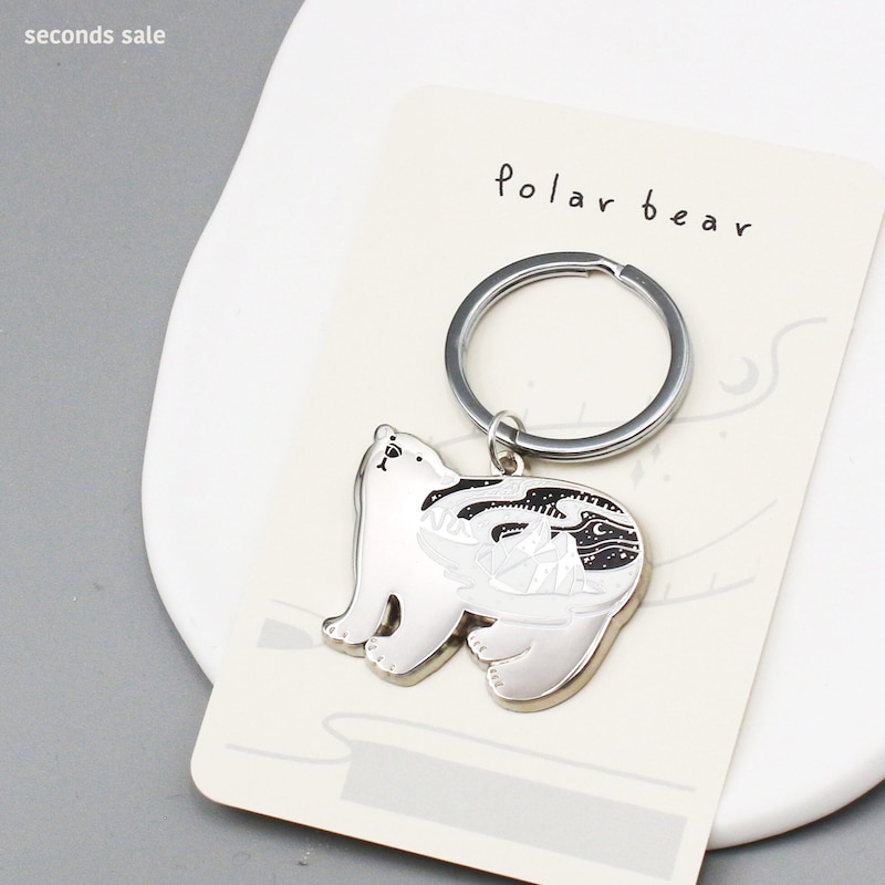5 Panda Bear Charms, Ice Skating, Enamel, Christmas, Winter