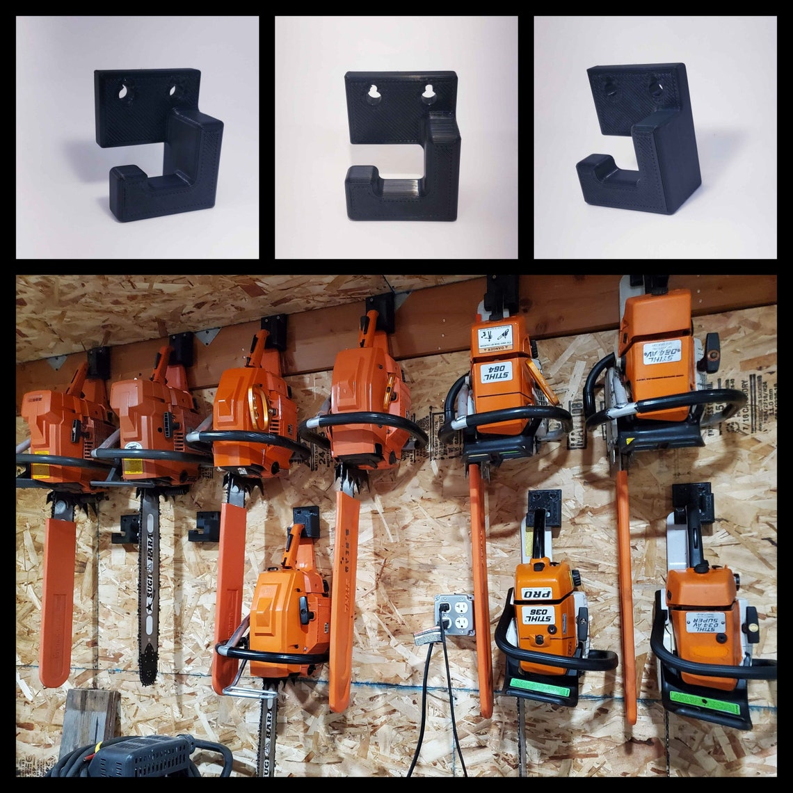 Low Profile Chainsaw Hanger Etsy
