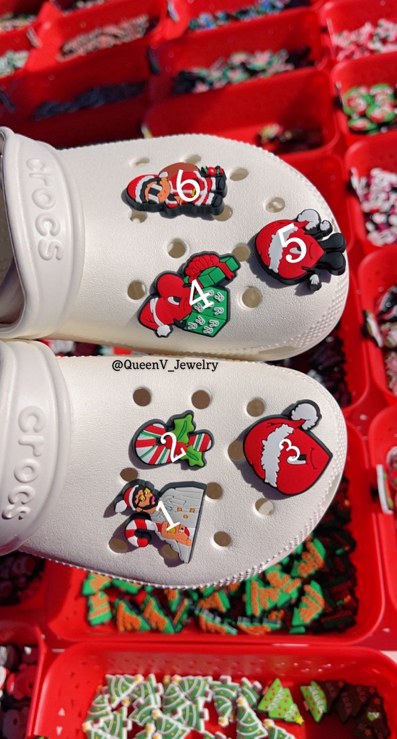 Bad Bunny Christmas Jibbitz croc Charms Etsy